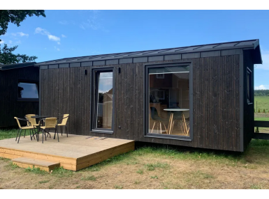 Conteneur modulaire résidentielle en ossature bois  CHOB.011 de série "DESING Flex"