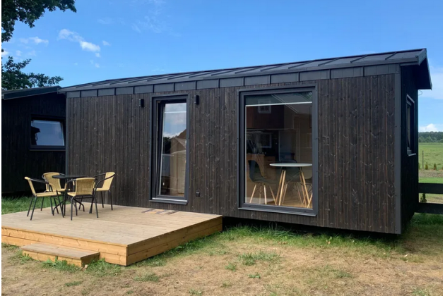 Conteneur modulaire résidentielle en ossature bois  CHOB.011 de série "DESING Flex"