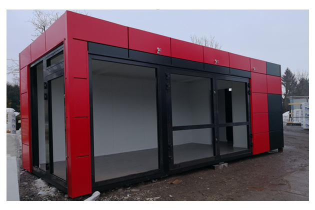  Conteneur Modulaire de la Série 'FLEXI Space': Espace de Bureau ou Espace Professionnel BLLX.011