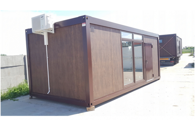 Conteneur polyvalent pour espace de travail et habitation modulaire CFBL.027 de série "HABITAT Flex"