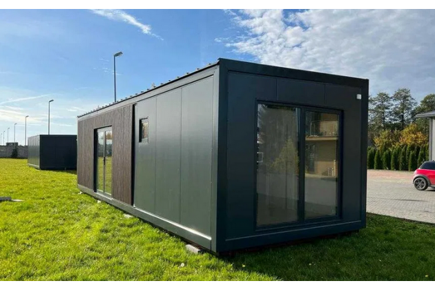 Studio conteneur pour espaces de travail ou résidences de la série "HABITAT Flex" modèle LHHX.027