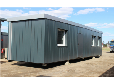 Studio modulaire en conteneur pour espaces de travail ou résidences de la série "HABITAT Flex", modèle LHHX.029