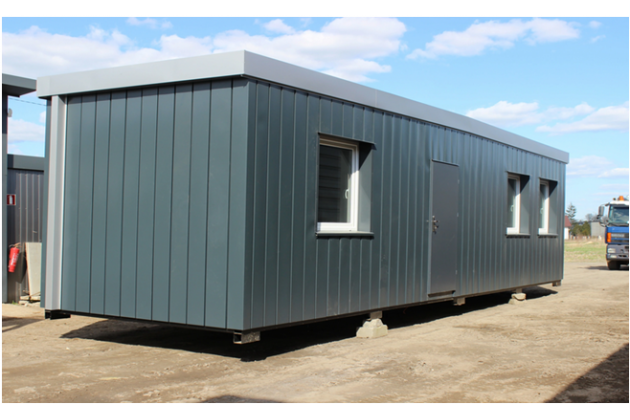 Studio modulaire en conteneur pour espaces de travail ou résidences de la série "HABITAT Flex", modèle LHHX.029
